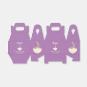 Cute hatching baby ostrich cartoon illustration bedankdoosjes (Uitgevouwen)