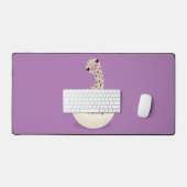 Cute hatching baby ostrich cartoon illustration bureaumat (Keyboard & Muis)