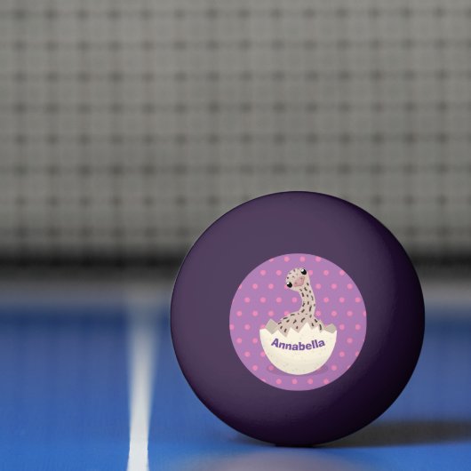 Cute hatching baby ostrich cartoon illustration pingpongbal (Net)