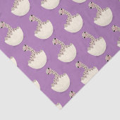 Cute hatching baby ostrich cartoon illustration tissuepapier (Detail)