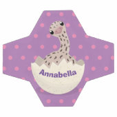 Cute hatching baby ostrich cartoon illustration voetbal (Enkel)