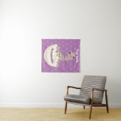 Cute hatching baby ostrich cartoon illustration wandkleed (In Situ (horizontaal))