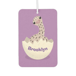 Cute hatching baby ostrich illustration luchtverfrisser