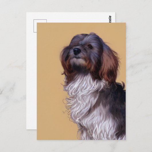 Cute Havanese Puppy Dog Briefkaart (Voorkant / Achterkant)