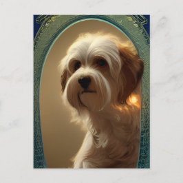 Cute Havanese Puppy Dog Briefkaart