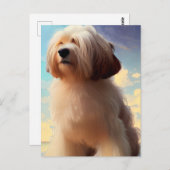Cute Havanese Puppy Dog Briefkaart (Voorkant / Achterkant)