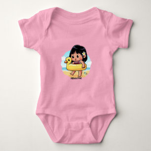 Cute Hawaiian Beach Day Romper