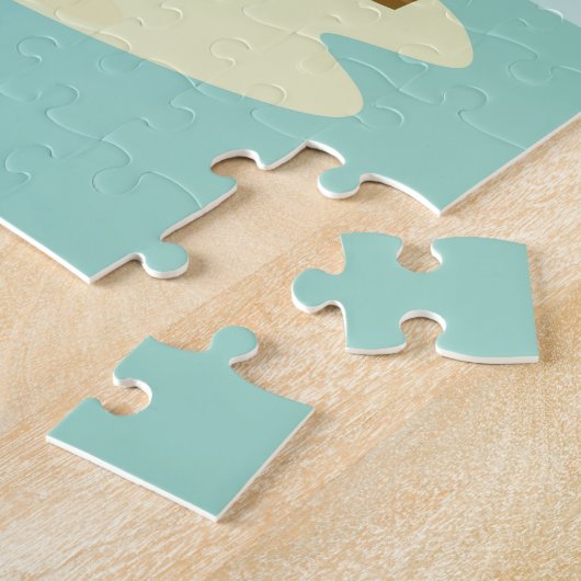 Cute Hawaiian Luau Hula Girl Puzzle Legpuzzel (Zijkant)