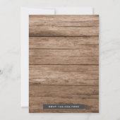 Cute Hawaiian Penguin | Luau Birthday Party Invite Kaart (Achterkant)