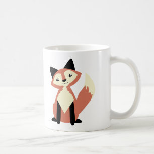 Cute Head-tilt Fox Koffiemok