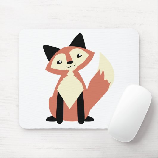 Cute Head-tilt Fox Muismat (Met muis)