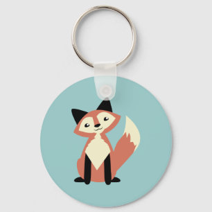 Cute Head-tilt Fox Sleutelhanger