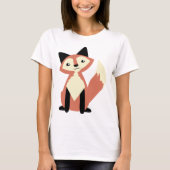 Cute Head-tilt Fox T-shirt (Voorkant)