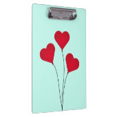 Cute Heart-ballonnen Klembord (Rechts)
