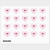 Cute Heart Balloon Love Sticker (Vel)