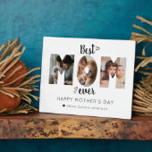 Cute Heart Best Ma Ever 3 Photo Collage Fotoplaat (Zijkant)