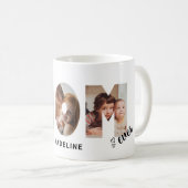 Cute Heart Best Ma Ever Photo Collage Coffee Mok (Voorkant rechts)