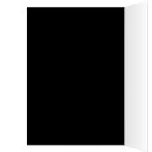 Cute Heart Black Wedtable Number kaarten (Binnen (Links))