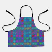 Cute Heart Circle Shapes Valentijnsdag Schort (Voorkant)