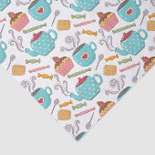 Cute Heart Cup Coffee Tea Biscuit Cupcake Tissuepapier (Detail)