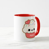 Cute Heart Cupcake Mok (Voorkant rechts)