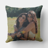 Cute Heart Gnome Valentijn Persoonlijke foto Kussen (Achterkant)