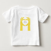 Cute Heart Hands Baby T-shirt (Achterkant)