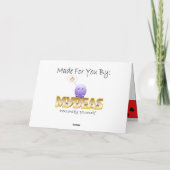 Cute Heart Ladybug Valentine Greeting Card Feestdagen Kaart (Achterkant)