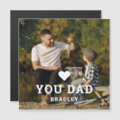 Cute HEART LIEFT U DAD Photo Names (Voorkant / Achterkant)