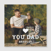 Cute HEART LIEFT U DAD Photo Names (Voorkant)