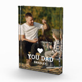 Cute HEART LIEFT U DAD Photo Names Fotoblokken