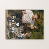 Cute HEART LIEFT U DAD Photo Names Legpuzzel (Horizontaal)