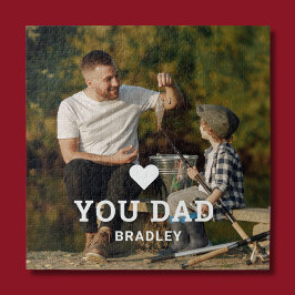 Cute HEART LIEFT U DAD Photo Names Legpuzzel