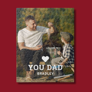 Cute HEART LIEFT U DAD Photo Names Legpuzzel