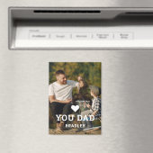 Cute HEART LIEFT U DAD Photo Names Magneet (Insitu (Vaatwasser))