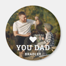 Cute HEART LIEFT U DAD Photo Names Magneet
