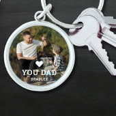 Cute HEART LIEFT U DAD Photo Names Sleutelhanger