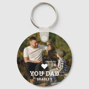 Cute HEART LIEFT U DAD Photo Names Sleutelhanger