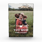 Cute HEART LIGT U MOM Moederdag Foto (Voorkant)