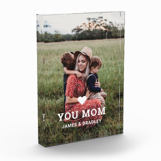 Cute HEART LIGT U MOM Moederdag Foto (Links)