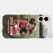 Cute HEART LIGT U MOM Moederdag Foto Case-Mate iPhone Case (Achterkant (horizontaal))