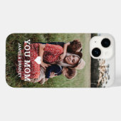 Cute HEART LIGT U MOM Moederdag Foto Case-Mate iPhone Case (Achterkant (horizontaal))