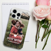 Cute HEART LIGT U MOM Moederdag Foto Case-Mate iPhone Case
