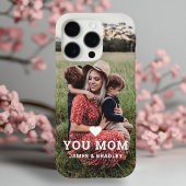 Cute HEART LIGT U MOM Moederdag Foto Case-Mate iPhone Case