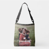Cute HEART LIGT U MOM Moederdag Foto Crossbody Tas (Voorkant)