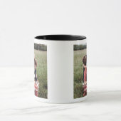 Cute HEART LIGT U MOM Moederdag Foto Mok (Midden)