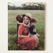 Cute HEART LIGT U MOM Moederdag Foto Planner (Achterkant)