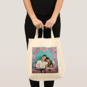 Cute HEART LIGT U MOM Moederdag Foto Tote Bag (Voorkant (product))