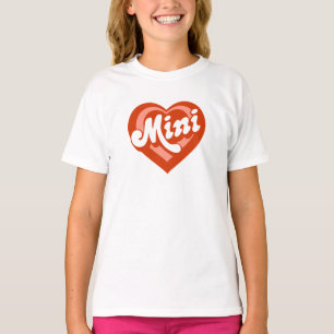 Cute Heart Mama Mini Moeder Daughter T-shirt