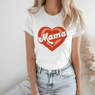 Cute Heart Mama Mini Moeder Daughter T-shirt